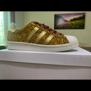 Adidas Superstar 24K gold